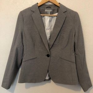 Fine-textured gray H&M blazer size 12 US